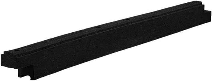 Playsafer Rubber Playground Border Edging Kit, 6' Flexible Heavy Duty Rubber Interlocking Playground Timber, No Dig Easy to Install (Black, 6 Pack)