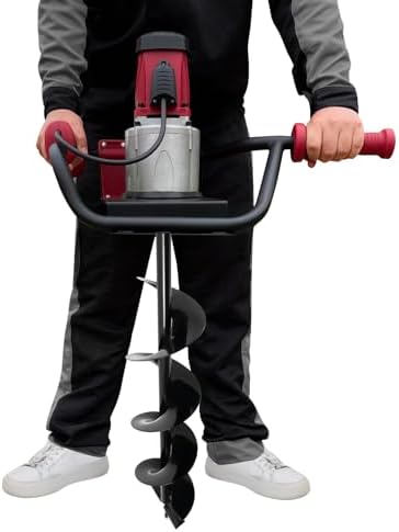Post Hole Digger,1500W 1.6HP Electric Post Hole Auger Earth Auger