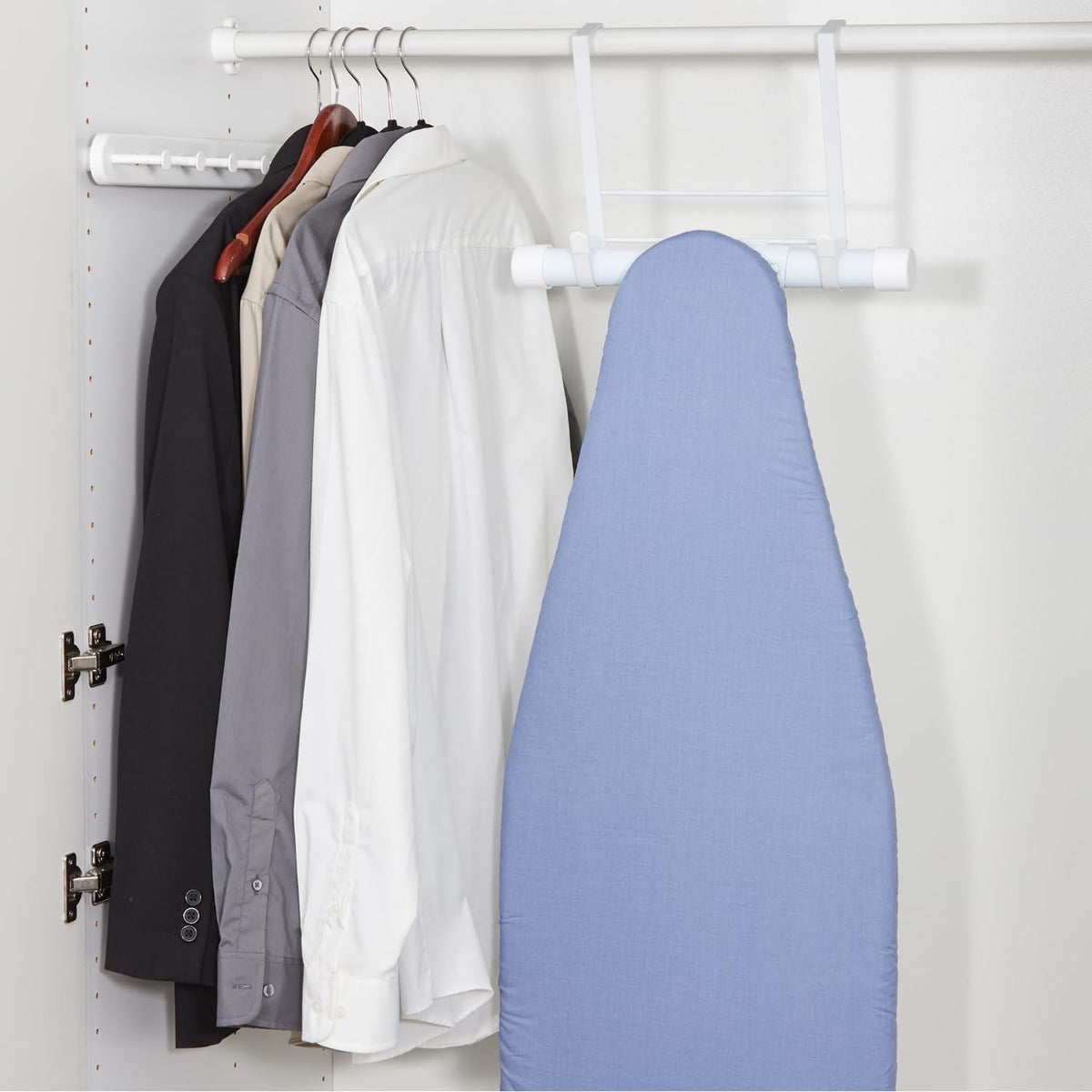 Compact Over-Door Ironing Board Holder - Field & Nook