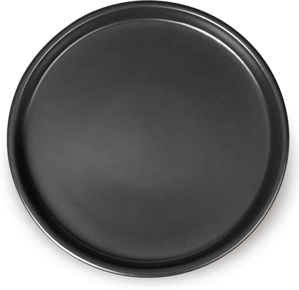 Flower Pot Saucer 12 Inch - Ceramic Plant Saucer for Outdoors Plant Drip Tray for Pots Indoor No Holes Large Plant Dishes to Catch Water Decorative Plant Drainage Tray Black