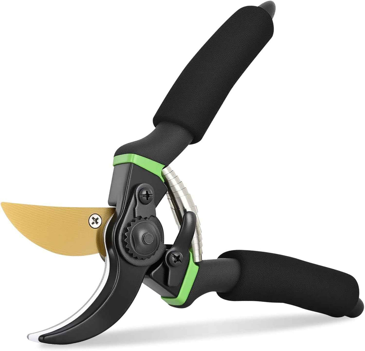 Yesker Pruning Shears for Gardening 8.5" Professional Bypass Garden Scissors Yard Clippers with Sharp SK5 Steel Blade Heavy Duty Hand Pruners for Branch Flower Plant Trimming Cutting Gardening Tools
