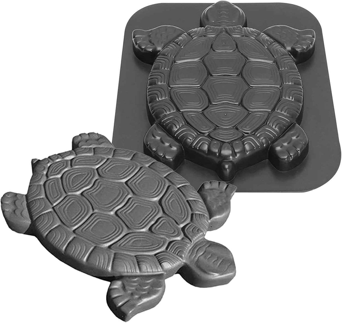 Tortoise Concrete Cement Molds, Turtle Shape Stepping Stone Mold Concrete Cement Mould Walk Maker, Personalized Manual Garden Lawn Pathmate Paving Pavement Paver