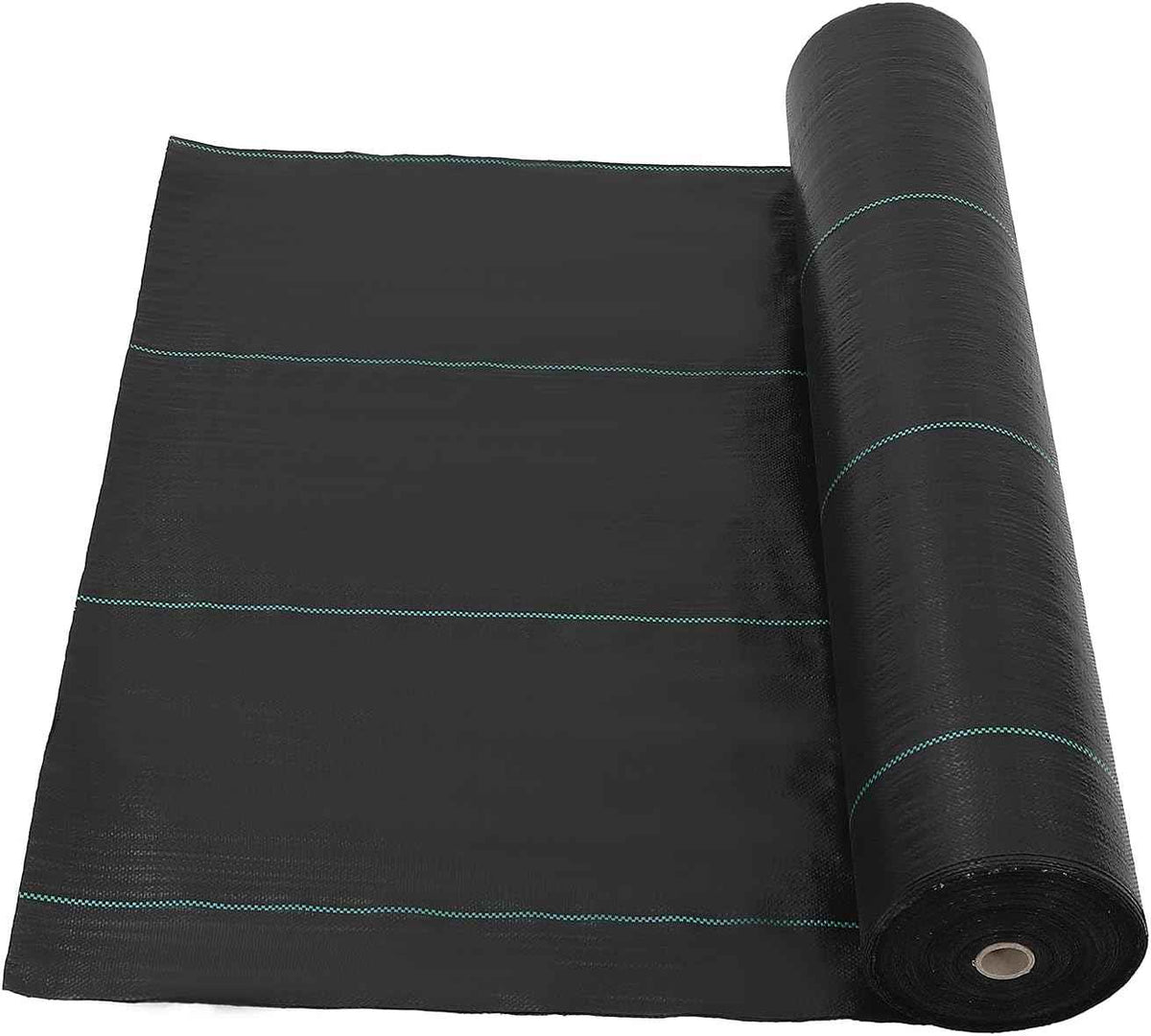 6ft X 300ft Weed Barrier Landscape Fabric Heavy Duty, Premium 2.4 oz Ground Cover Weed Block Gardening Mat, Easy Setup & Superior Weed Control, for Erosion Control, Weed Barrier
