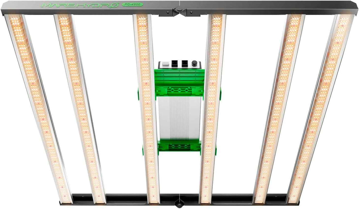 MARS HYDRO FC4800 Samsung LM301H EVO Bar LED Grow Light 4x4, 1296 Diodes, with Smart Controller, 480W Full-Spectrum Foldable Dimmable Daisy Chain Commercial Growing Lights for Indoor Plants