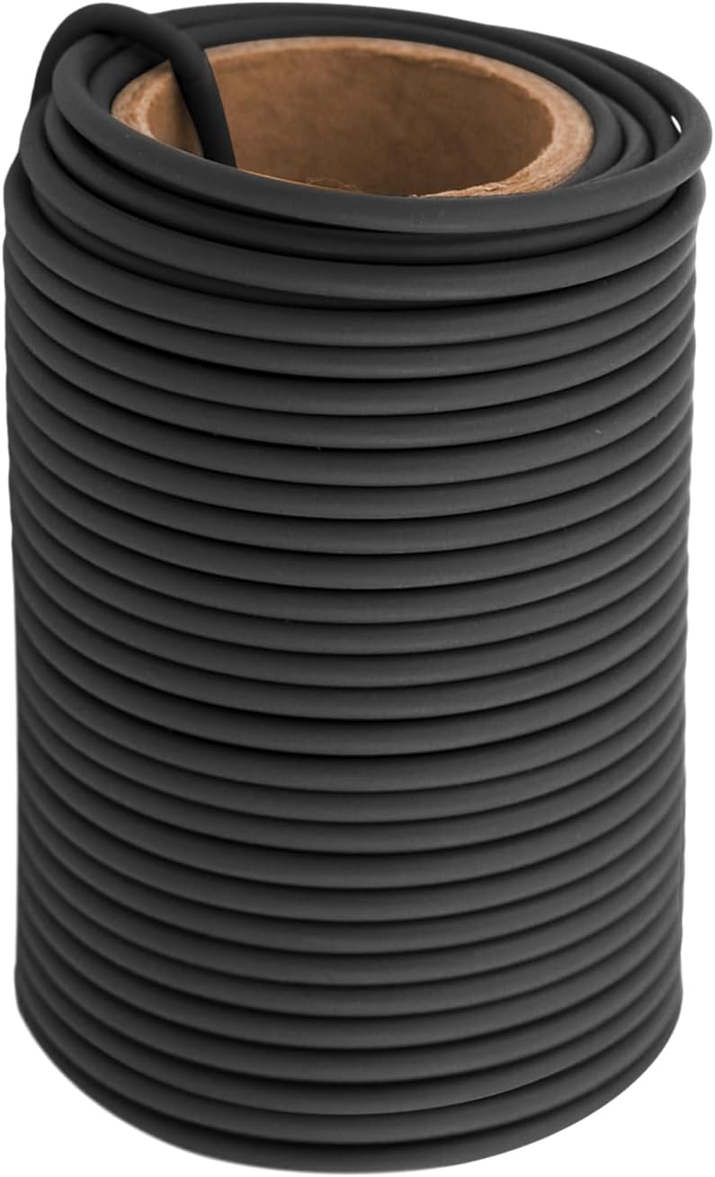 Garden Flexible Wire Tie, Soft Twist Plant Ties Support Plant Vines for Supporting and Fixing Garden Planting Branches Vines & Stems ,Organize Data Wire and Office Organization 65.6’ ( 3.5MM) (black)