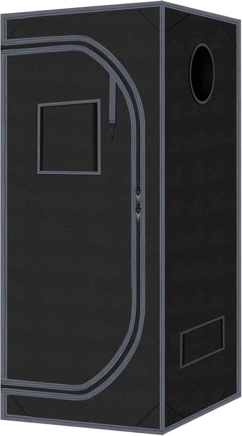 Grow Tent 36"x36"x72" 600D Mylar Hydroponic High Reflective Grow Tents for Indoor Plant Growing 3x3