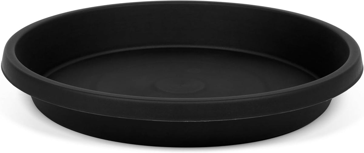 2 Pack Plant Saucer 8 Inch, Drip Trays for Potted Plants, Flower Pot Saucers Plant Trays for Pots, Plastic Planter Tray for Indoors, Plant Drainage Saucer Birdbaths for Outdoors