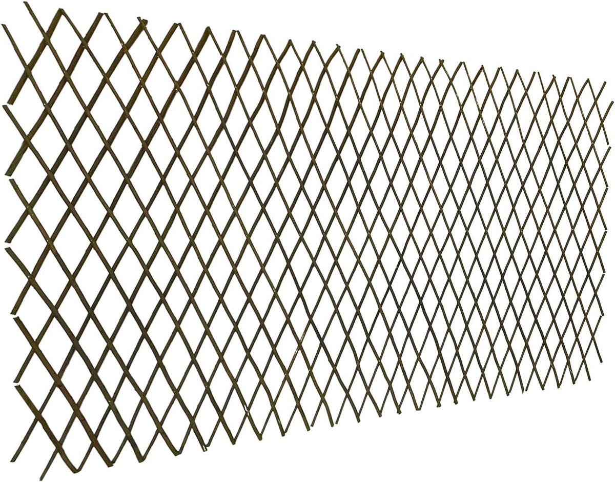 Nature Willow Trellis Expandable Plant Support Plant Climbing Lattices Trellis Willow Expandable Trellis Fence for Climbing Plants Support 36x92 Inch,Double Panel (1)