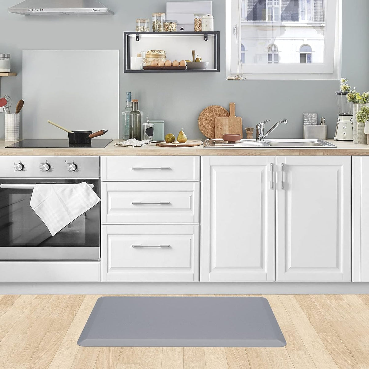 Cushioned Anti-Fatigue Kitchen Mat – Waterproof Non-Slip Standing Rug