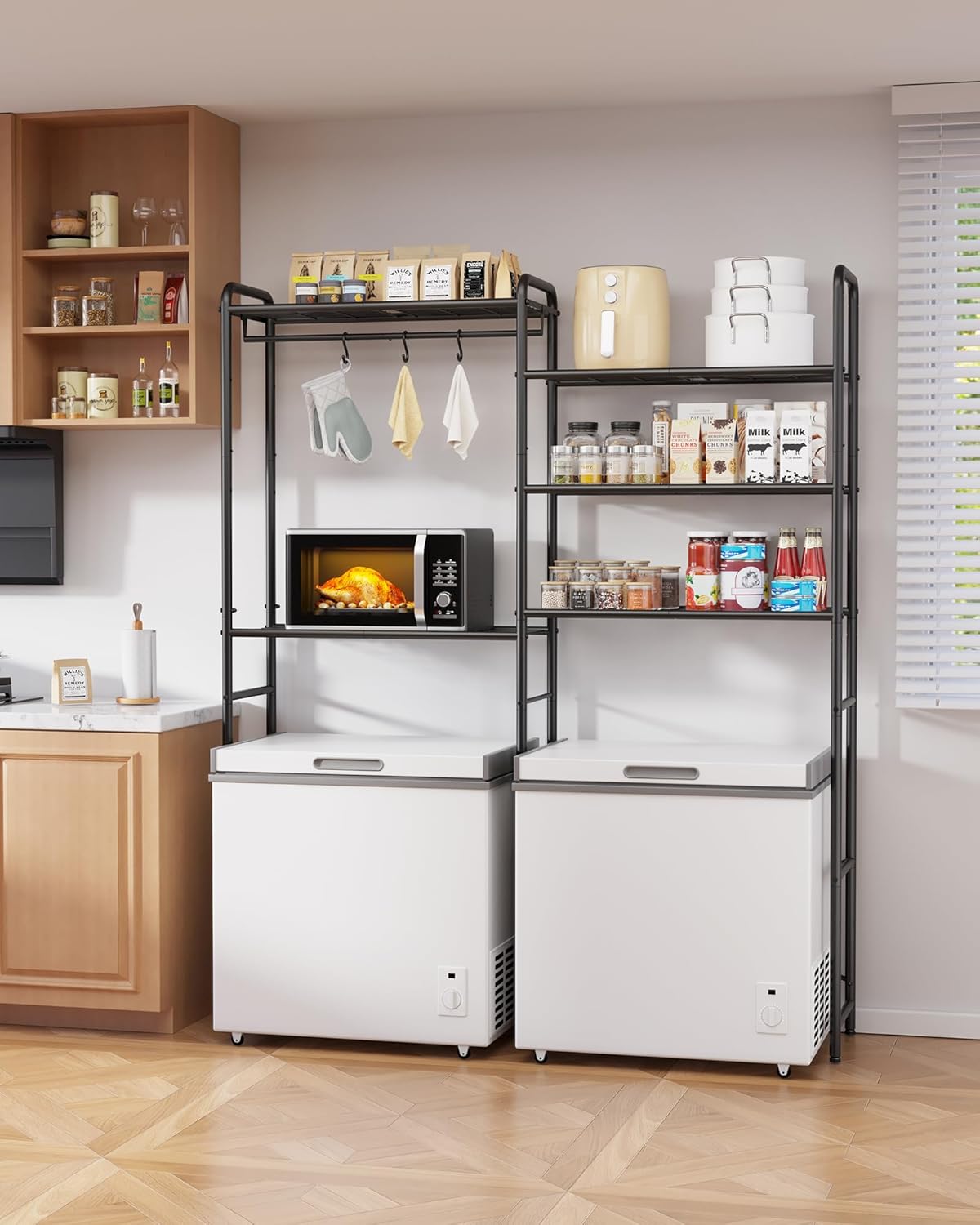 Laundry Room Shelves – Multi-Functional Over Washer and Dryer Shelves with - Field & Nook