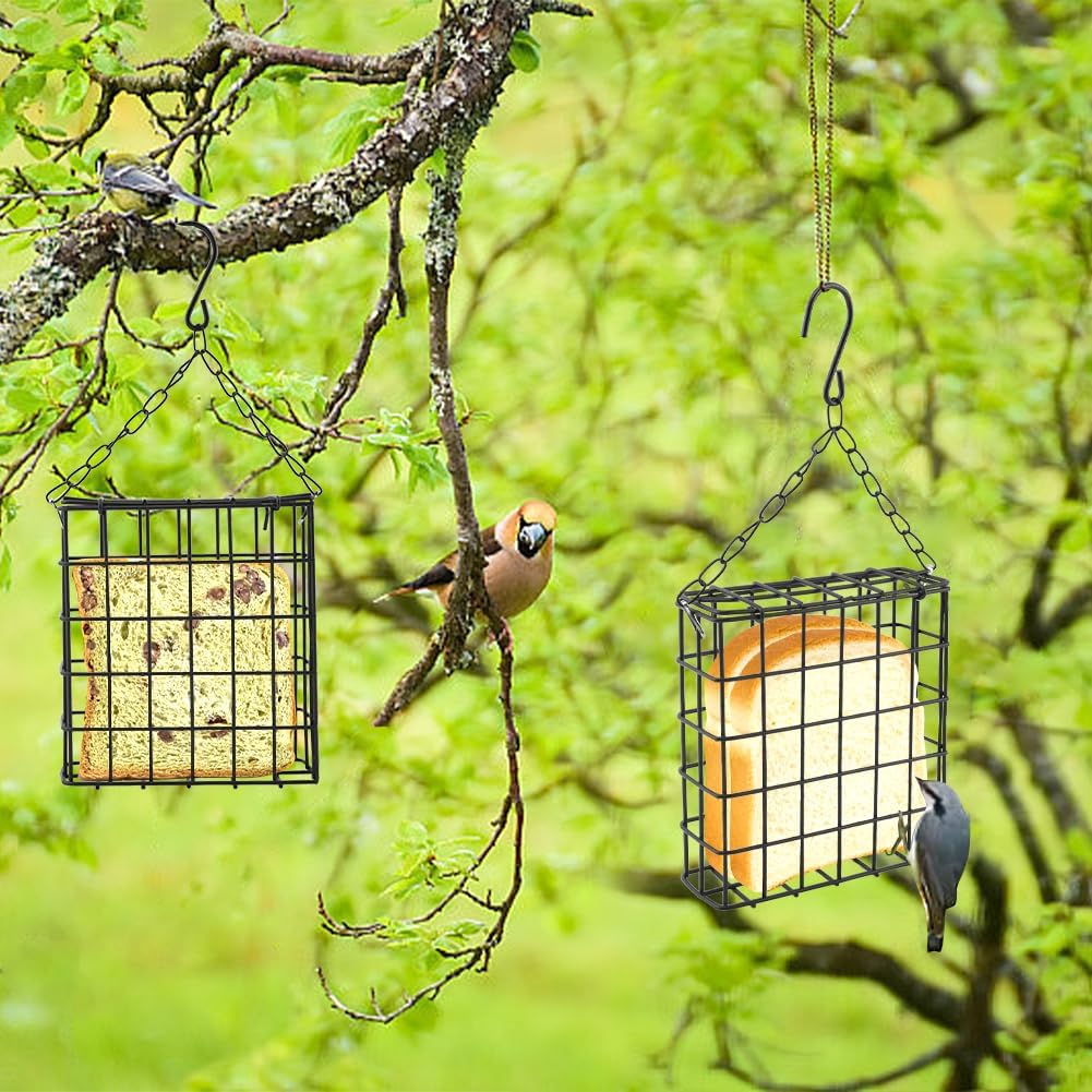 Outdoor Suet Cage Bird Feeders – 2 Pack