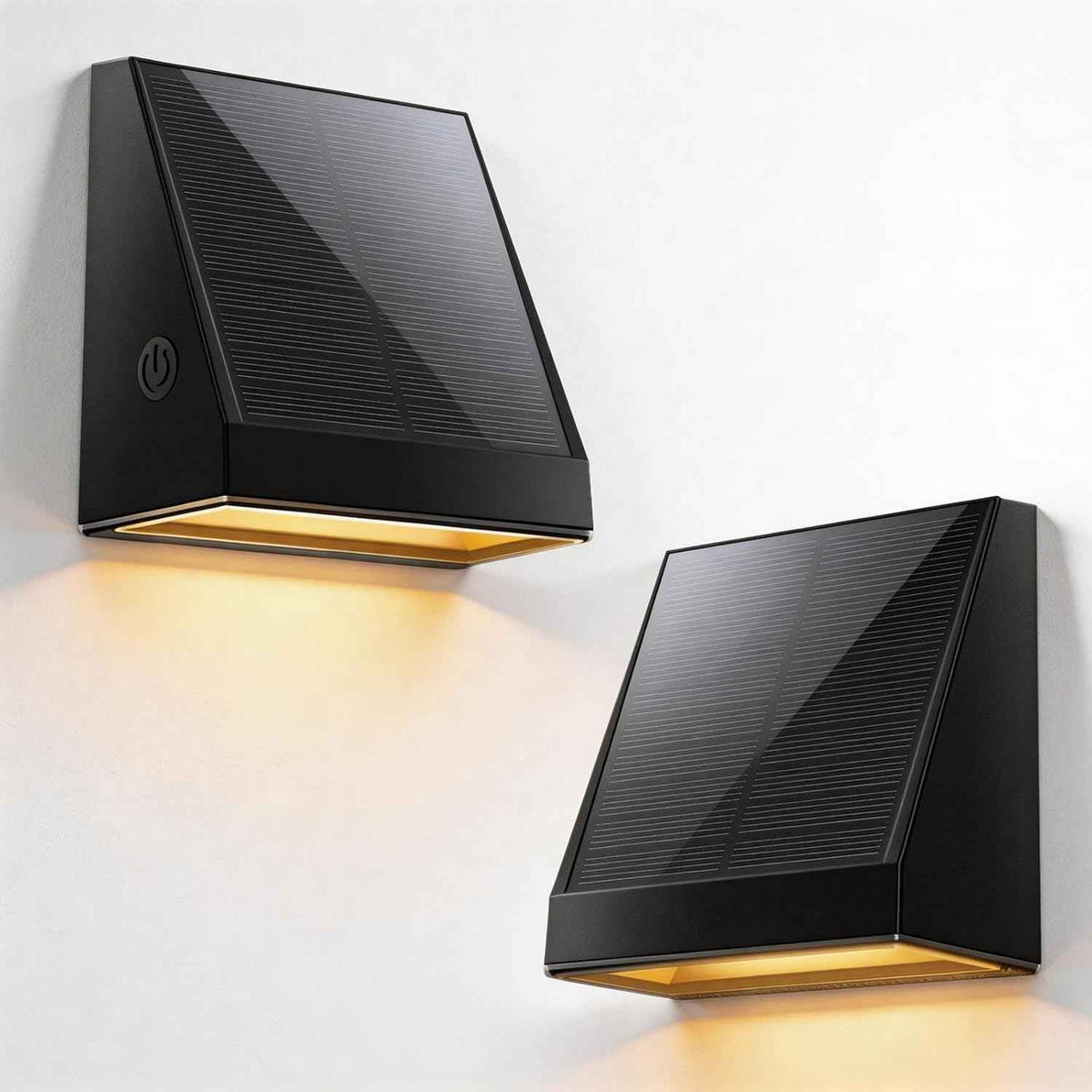 Solar Wall Light Outdoor, Radar Motion Sensor Lights Dawn Lighting Wall Sconce IP65 Waterproof Solar Lights Outdoor with 2 Modes 30H Runtime for Patio, Garden, Porch, Yard,Terrace Stairs -2 Pack