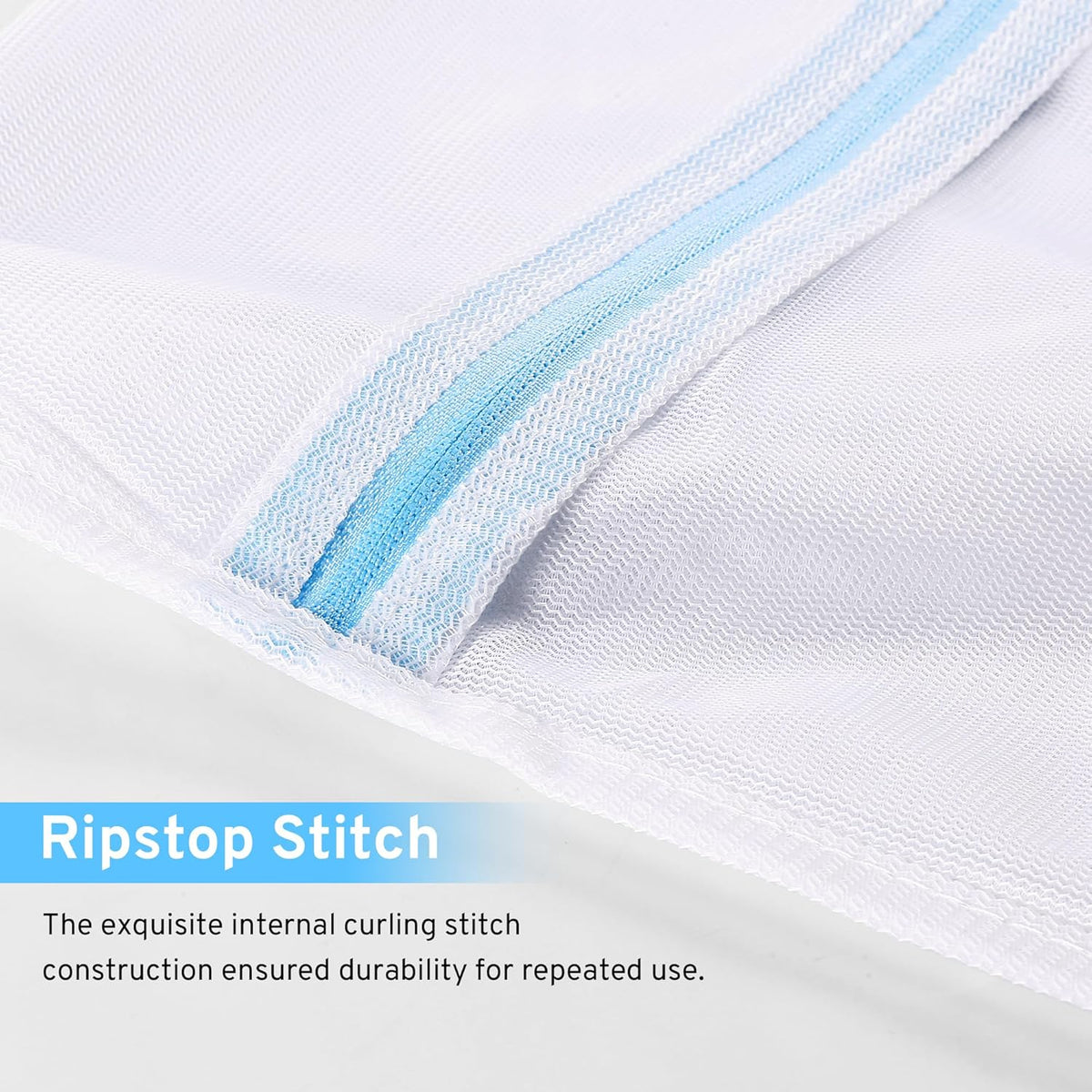 Mesh Laundry Bag Set – 7-Piece, 6 Sizes, Auto-Lock Zippers