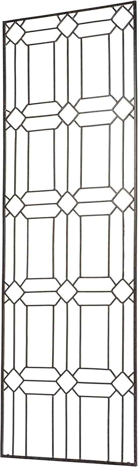 H Potter Garden Trellis for Climbing Plants Metal Outdoor Wall Decor or Flowers Roses Vine Ivy Clematis Large