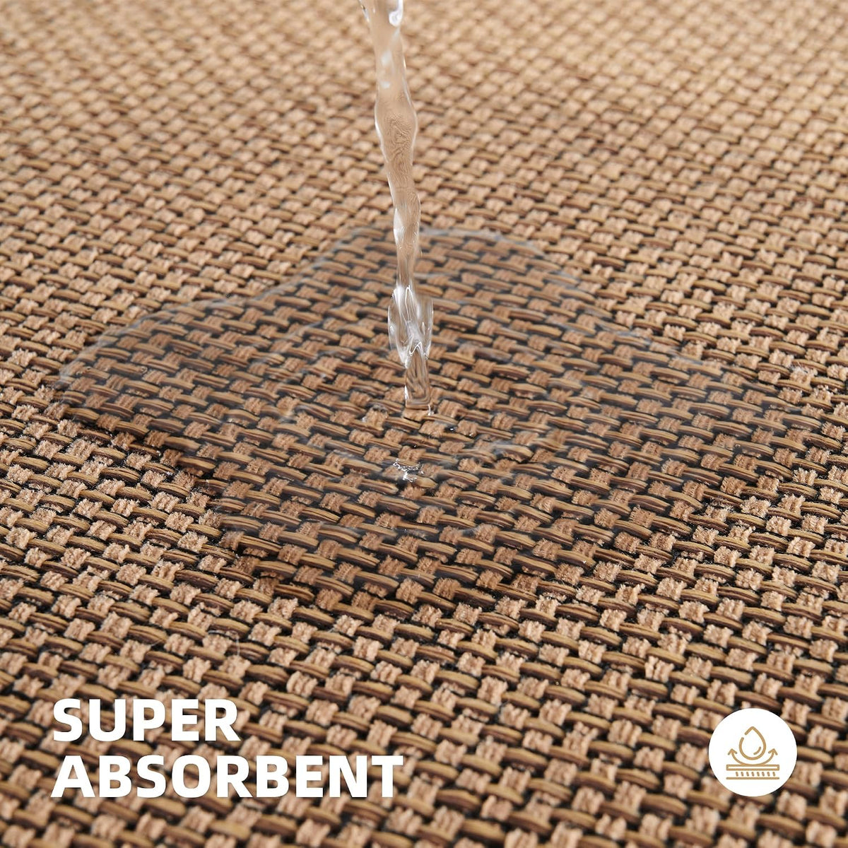 20-Inch Wide Kitchen Mats for Floor, Non-Slip Kitchen Rugs, Beige | 20-Inch Wide,Washable,Water Absorbent,Soft Underfoot,Non-Slip Rubber Backing,Easy to Clean,For Kitchen Sink