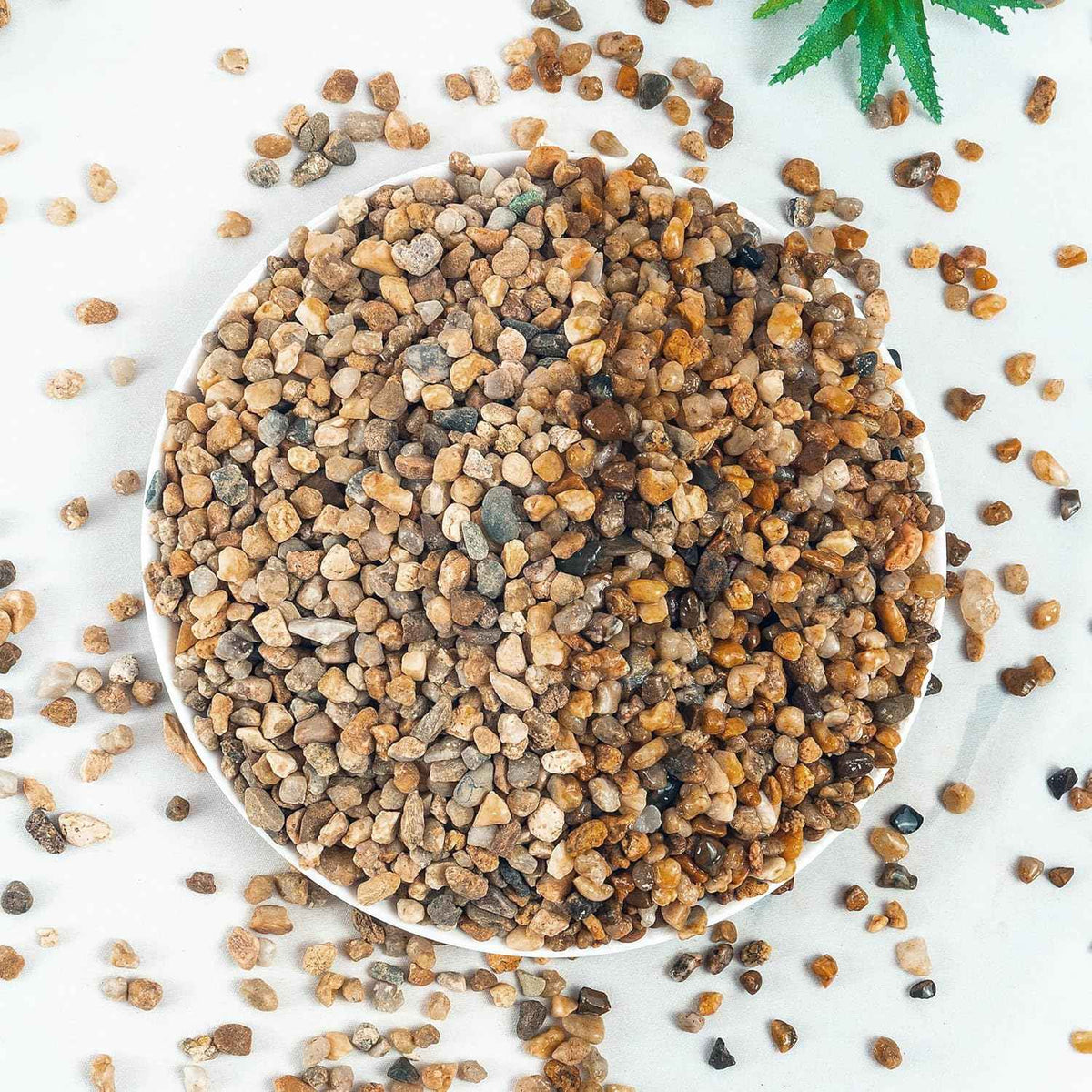 Aquarium Gravel 10 lbs, 3-6mm Fish Tank Gravel, Succulent Cactus Pea Gravel for Indoor Plants, River Rocks for Gardening, Flower Pots, Vase Fillers, Garden Landscaping