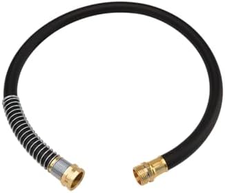 Wiseflow Leader Hose 3FT x 5/8" Heavy Duty Water Hose with Brass Male