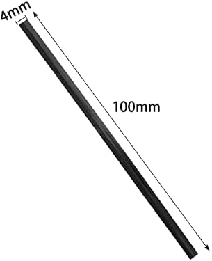 800 Pcs 4" Metallic Twist Ties(Black) for Bakery Ties, Candy Bags