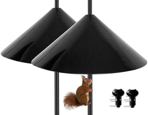 Squirrel Baffle,19-Inch Squirrel Baffle for Bird Feeder