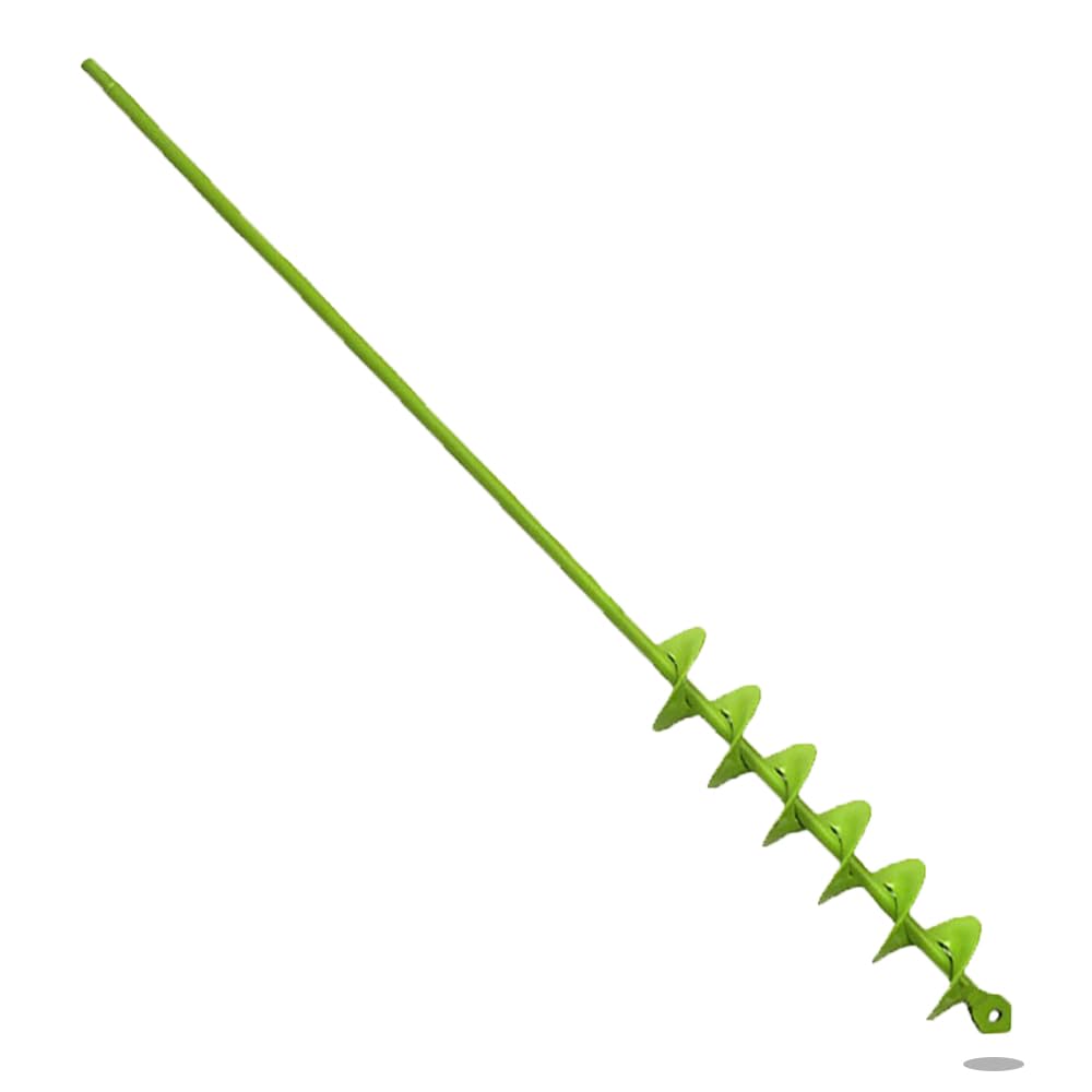 TCBWFY 2x32 Inch Auger Drill Bit for Planting - Long Handle Easy Planter Garden Auger - Bulb & Bedding Plant Augers - Post Hole Digger for 3/8”Hex Drive Drill