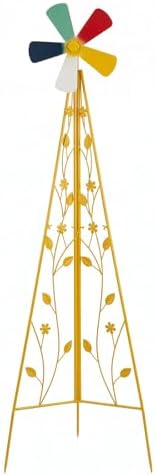 Outvita 8FT Ornamental Windmill for Yard, Heavy Duty Durable Metal