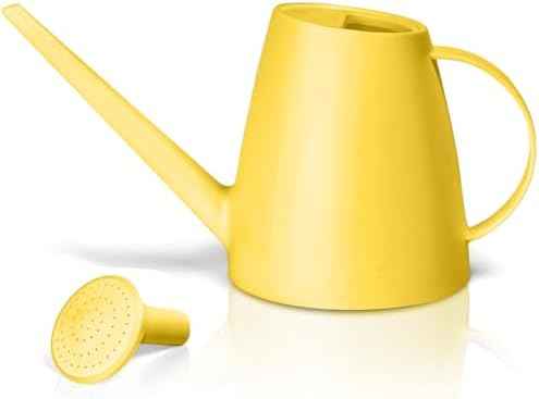 Plant Watering Can - Plastic Indoor and Outdoor - 1/2 Gallon - Yellow