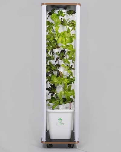 Hydroponics Tower Growing System,45 Pods Vertical Indoor Garden,360°