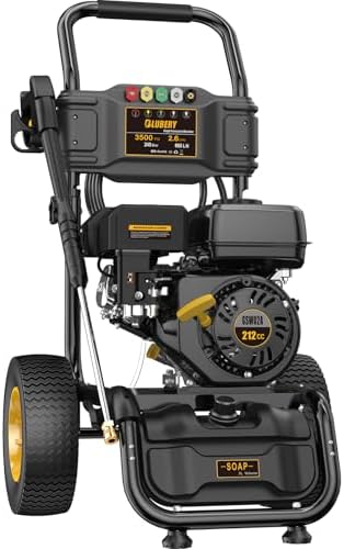 3500 PSI Gas Pressure Washer, 2.6 GPM Commercial Heavy Duty Power