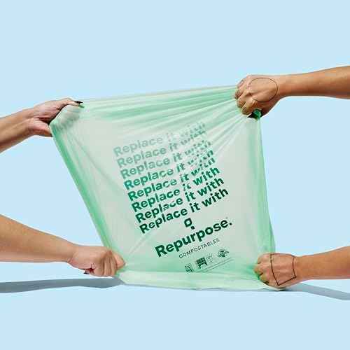 Repurpose 13 Gallon Compostable Kitchen Trash Bags, 75ct