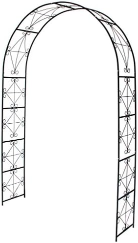 1. GO Steel Garden Arch, 7'2'' High x 4'5'' Wide, Garden Arbor for