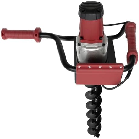 Post Hole Digger,1500W 1.6HP Electric Post Hole Auger Earth Auger