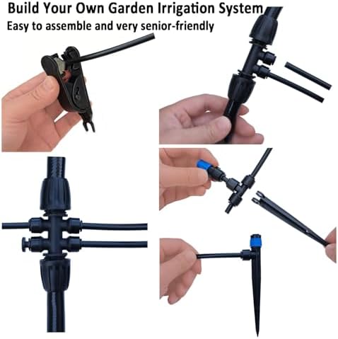 Drip Irrigation System with Water Timer for Garden,Main ID 1/2inch