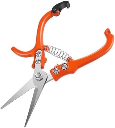 6.7" Lightweight Pruning Scissors, Garden Snips with Straight