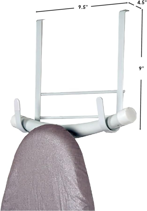 Compact Over-Door Ironing Board Holder - Field & Nook