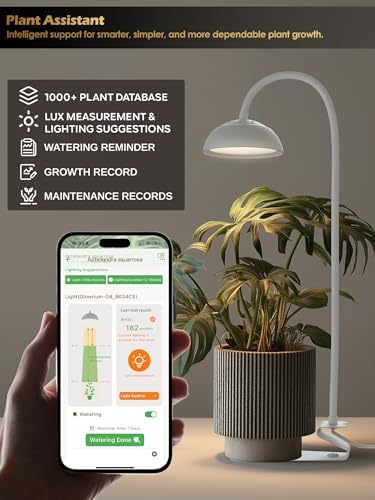 GLOWRIUM Smart Grow Light for Indoor Plants, Full Spectrum Plant Grow Light