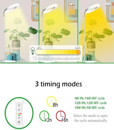 Plant Grow Light,yadoker LED Growing Light Full Spectrum for Indoor