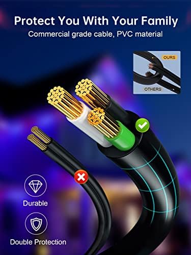 Commercial Grade 96FT LED Outdoor String Lights with Remote Control
