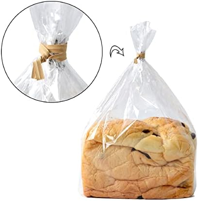 Tangyinrd 1000 Pcs 5" Kraft Paper Twist Ties, Plant Ties Cable Ties Reusable Bread Ties for Party Cello Candy Coffee Treat Bags Cake Pops