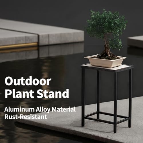 Aluminum Plant Stand Outdoor & Indoor Rustproof Plant Shelf
