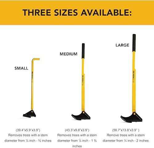 Size Small, The Original Highly Trusted, Heavy-Duty Invasive Plant Remover, Fully Uproots Woody Stems ¼ inch - ¾ inches – Ideal for Landowners, Conservation, and Land Management