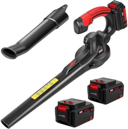 MZK 20V Cordless Leaf Blower, Lightweight Electric Blower