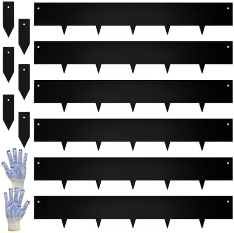 Steel Landscape Edging 6 Inch Metal Landscape Edging 20Ft Total 6-Pack