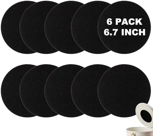 10 Pack Charcoal Filters for Kitchen Compost Bin, Compost Filters for