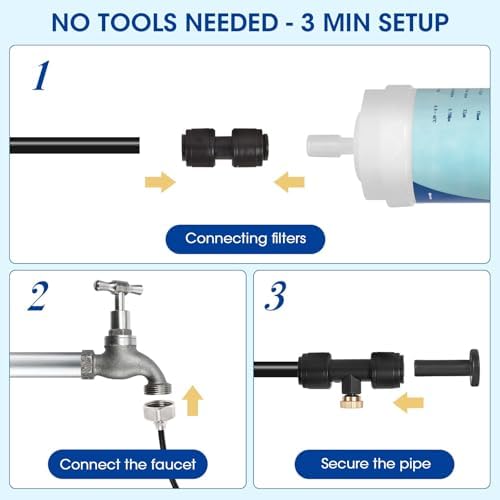 75FT Misters for Outside Patio – Outdoor Misting Cooling System with 20 Brass Nozzles, 3/4" Adapter & Water Filter, Upgraded Pre-Assembled, Large Area Cooling for Garden, Patio, Pool, Backyard