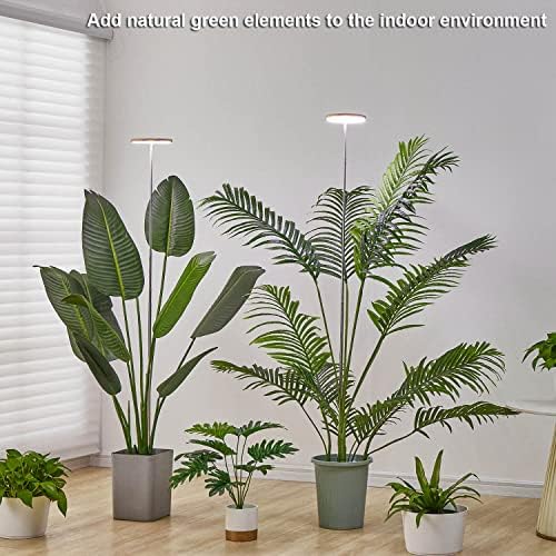 Plant Grow Light,yadoker LED Growing Light Full Spectrum for Indoor Plants,Height Adjustable, Automatic Timer, 5V Low Safe Voltage