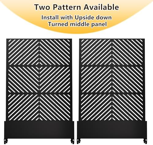 MTART Metal Planter Box with Trellis, 72"x47"x16" Outdoor Galvanized