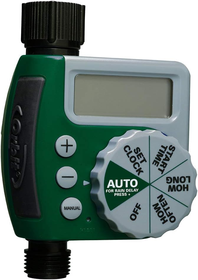 3-Pack Orbit 62061Z 1-Outlet Programmable Hose Faucet Timer - Convenient and Programmable Watering Control