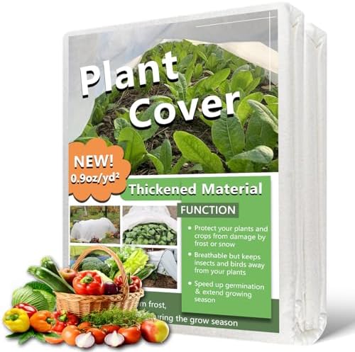 Plant Covers Freeze Protection,10 x 50 Ft Floating Row Cover