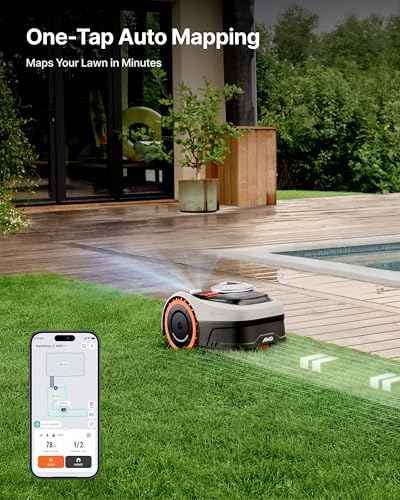 Segway Navimow i210 AWD Robot Lawn Mower Wire Free, 0.25 Acre, 45% Slopes