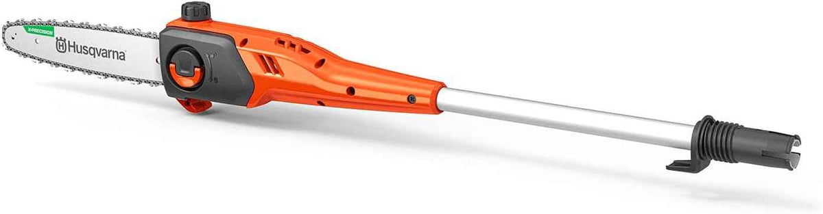 Husqvarna DP110 Pole Saw Attachment, 10-Inch FLXi Compatible Electric Pole Saw Attachment, Hook and Harness Included for Easy Storage and Additional Support